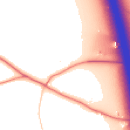 Daytime road noise heatmap for CW10 9NZ