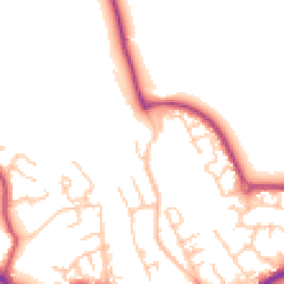 Daytime road noise heatmap for CW10 9PB