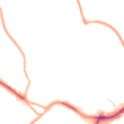 Night-time road noise heatmap for CW10 9PU
