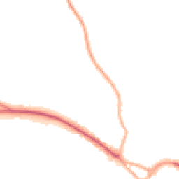 Night-time road noise heatmap for CW10 9QJ