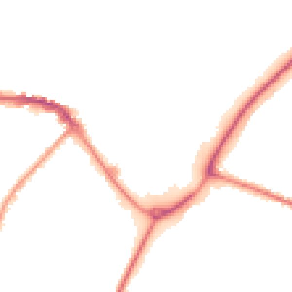 Night-time road noise heatmap for CW11 1AN
