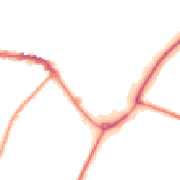 Night-time road noise heatmap for CW11 1AR