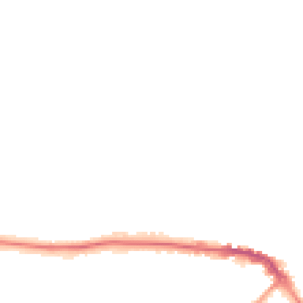 Night-time road noise heatmap for CW11 1BZ