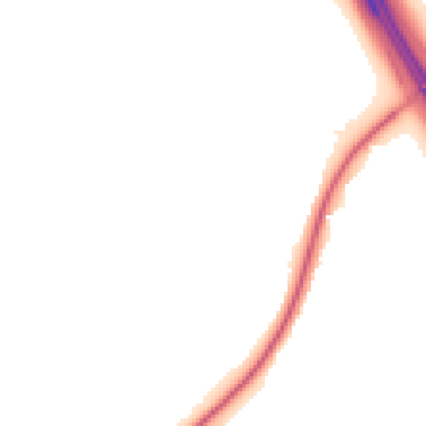 Night-time road noise heatmap for CW11 1EE