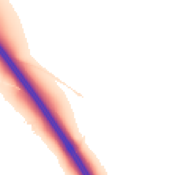 Night-time road noise heatmap for CW11 1RL