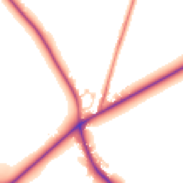 Daytime road noise heatmap for CW11 2AH