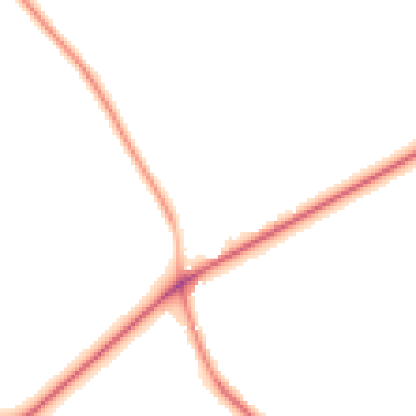 Night-time road noise heatmap for CW11 2AH