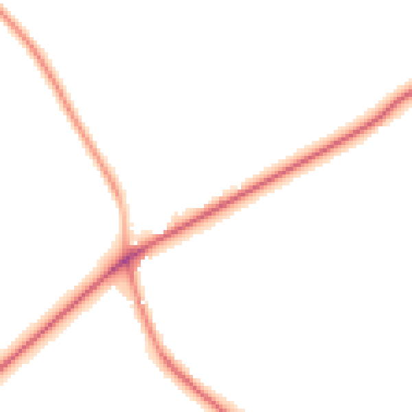 Night-time road noise heatmap for CW11 2SA