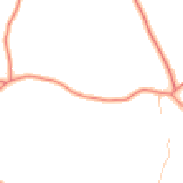 Daytime road noise heatmap for CW11 2XG