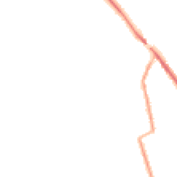 Night-time road noise heatmap for CW11 3AE