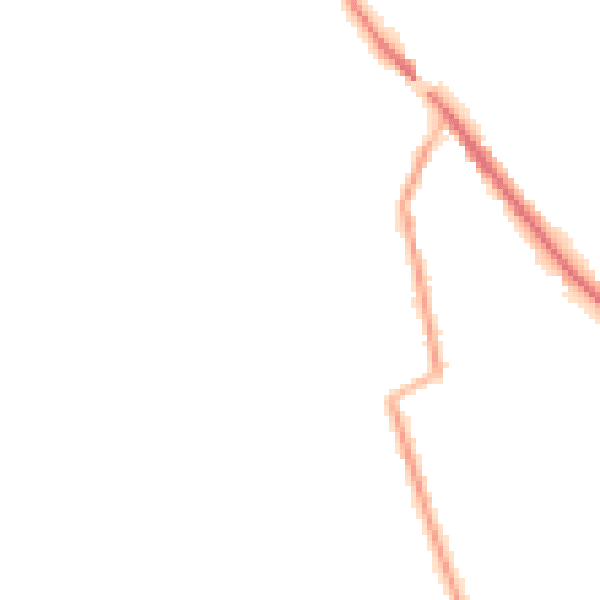 Night-time road noise heatmap for CW11 3AQ