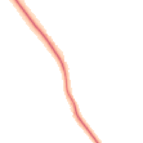 Night-time road noise heatmap for CW11 3DU
