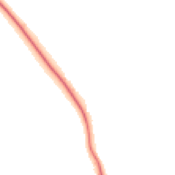 Night-time road noise heatmap for CW11 3EE