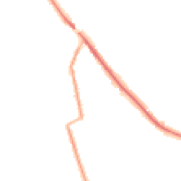 Night-time road noise heatmap for CW11 3FZ