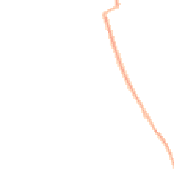 Night-time road noise heatmap for CW11 3GJ