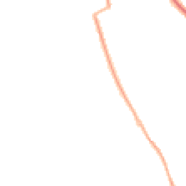 Night-time road noise heatmap for CW11 3GR