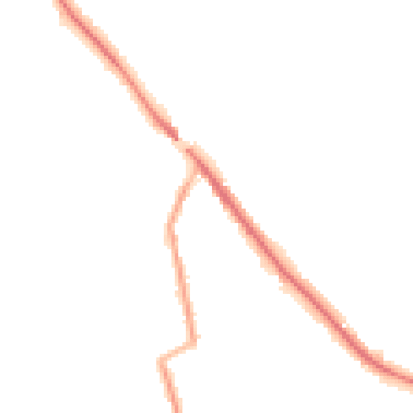 Night-time road noise heatmap for CW11 3JF