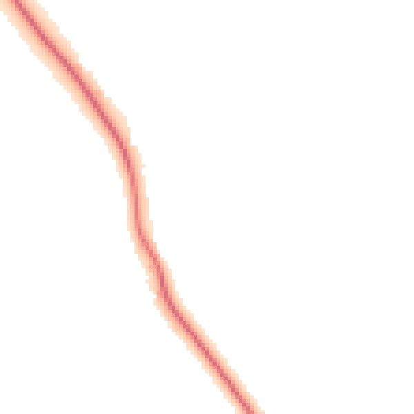 Night-time road noise heatmap for CW11 3JZ