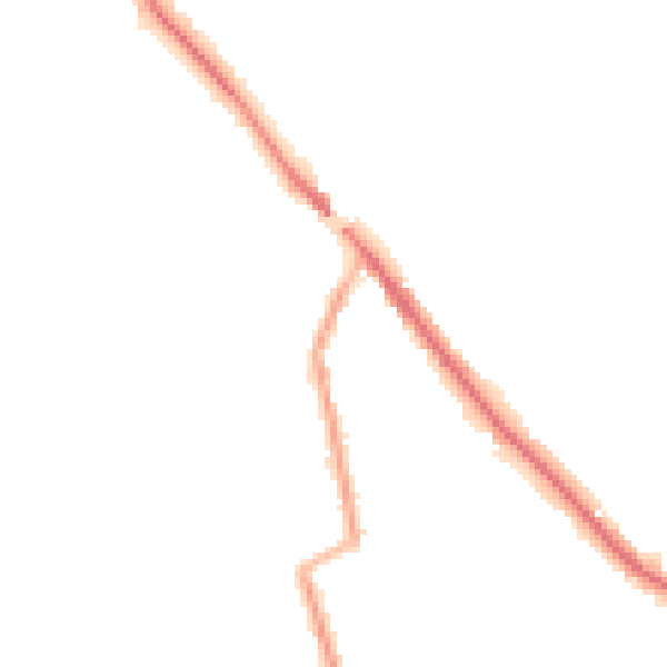Night-time road noise heatmap for CW11 3LF
