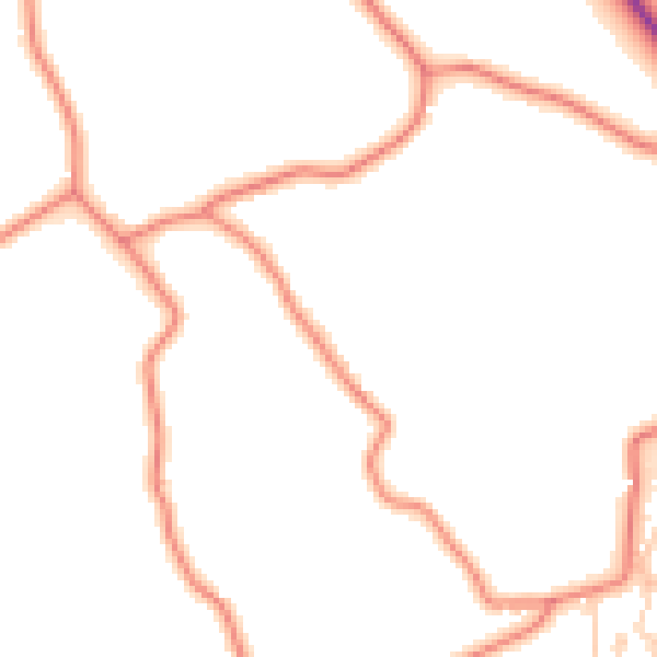 Daytime road noise heatmap for CW11 3PR