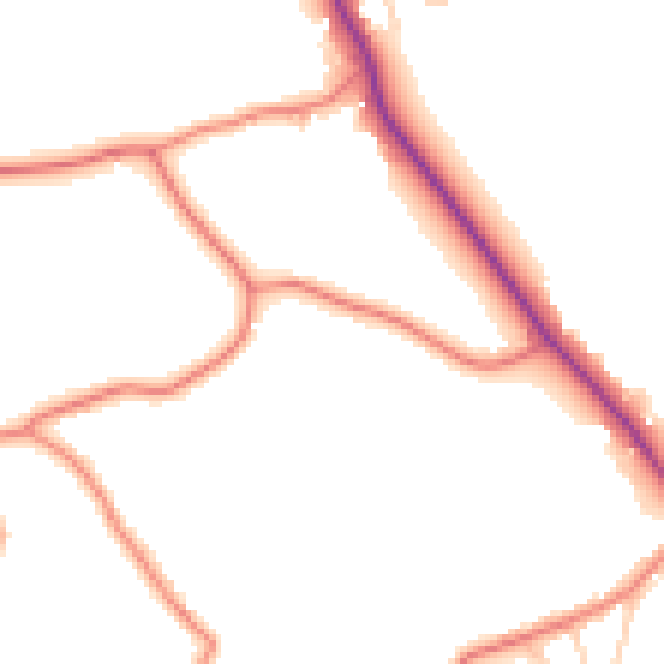 Daytime road noise heatmap for CW11 3PT