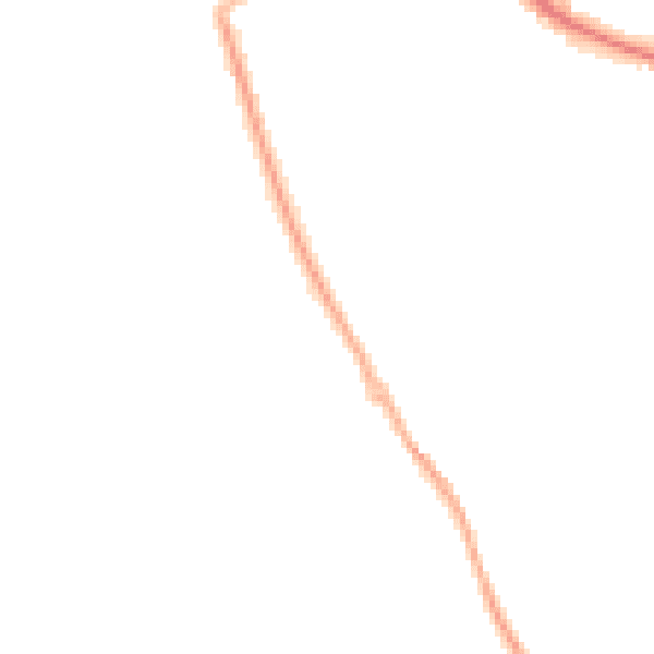 Night-time road noise heatmap for CW11 3ZL