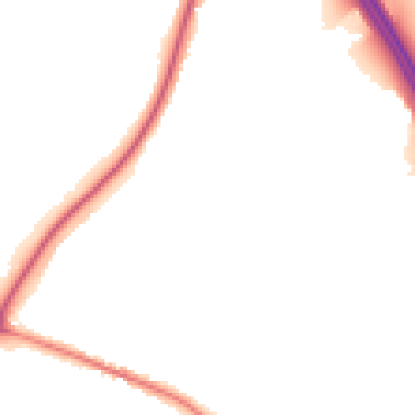 Night-time road noise heatmap for CW11 4BY