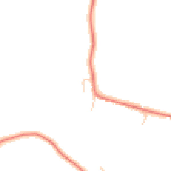 Daytime road noise heatmap for CW11 4GH