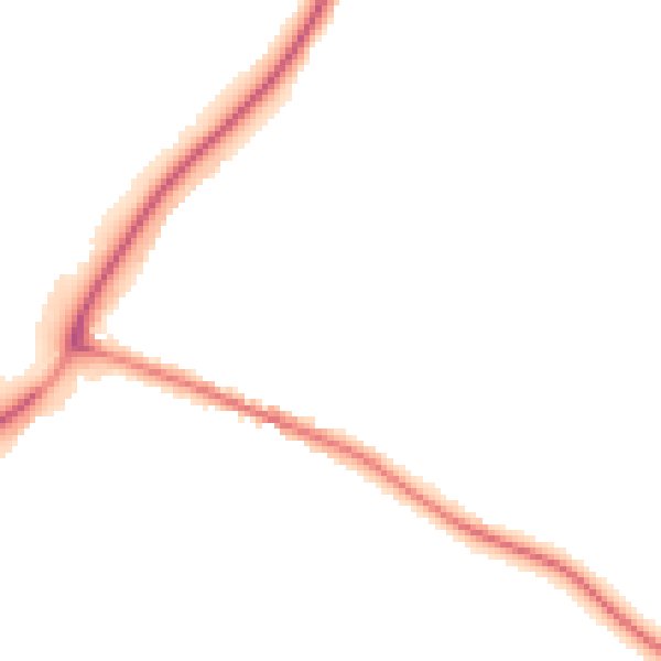 Night-time road noise heatmap for CW11 4JW