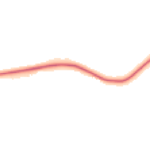 Night-time road noise heatmap for CW11 4SN
