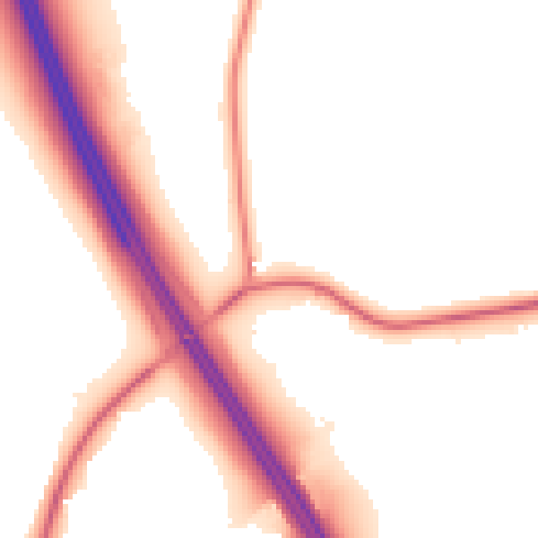 Night-time road noise heatmap for CW11 4SR