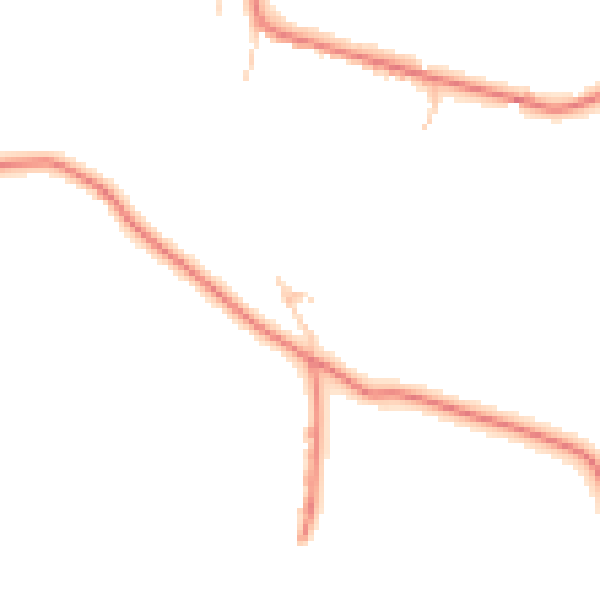 Daytime road noise heatmap for CW11 4XR