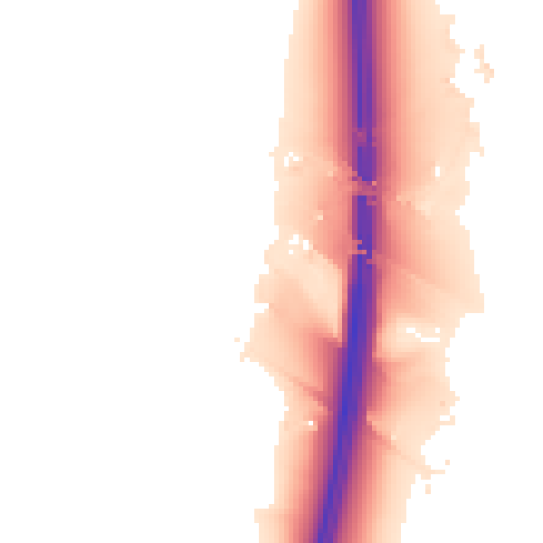 Night-time road noise heatmap for CW11 4XT