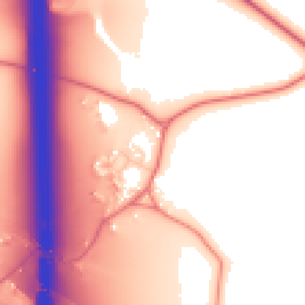Daytime road noise heatmap for CW11 4XY