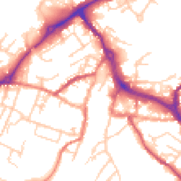Daytime road noise heatmap for CW12 1AB