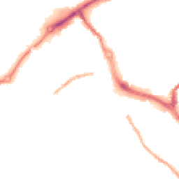 Night-time road noise heatmap for CW12 1AB