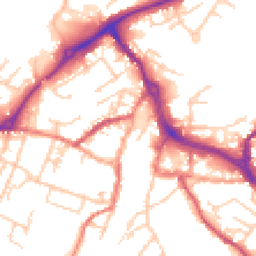 Daytime road noise heatmap for CW12 1AD