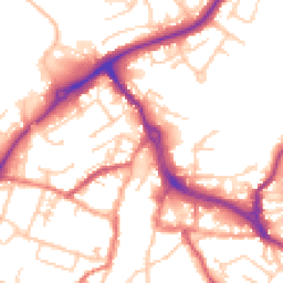 Daytime road noise heatmap for CW12 1AG