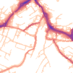 Daytime road noise heatmap for CW12 1AL