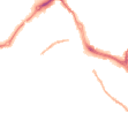 Night-time road noise heatmap for CW12 1AL