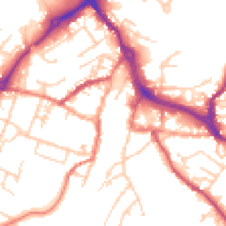 Daytime road noise heatmap for CW12 1AS