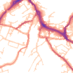 Daytime road noise heatmap for CW12 1BA