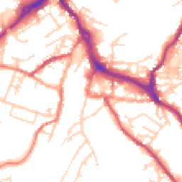 Daytime road noise heatmap for CW12 1BG