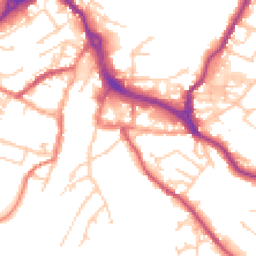 Daytime road noise heatmap for CW12 1BL