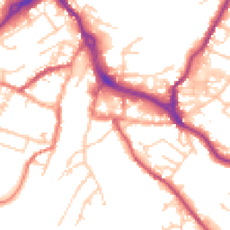 Daytime road noise heatmap for CW12 1BN