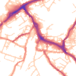 Daytime road noise heatmap for CW12 1BP