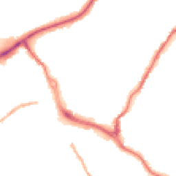 Night-time road noise heatmap for CW12 1DR