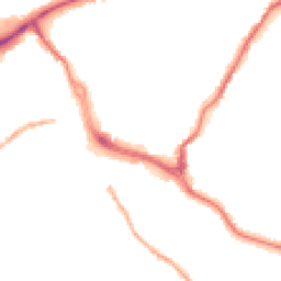 Night-time road noise heatmap for CW12 1DT