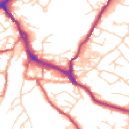 Daytime road noise heatmap for CW12 1EG
