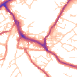 Daytime road noise heatmap for CW12 1EH